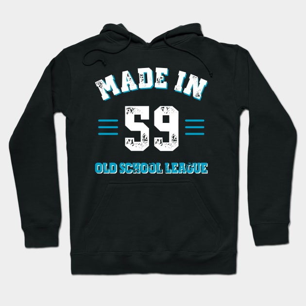 birthday gift 1959 age Hoodie by osvaldoport76